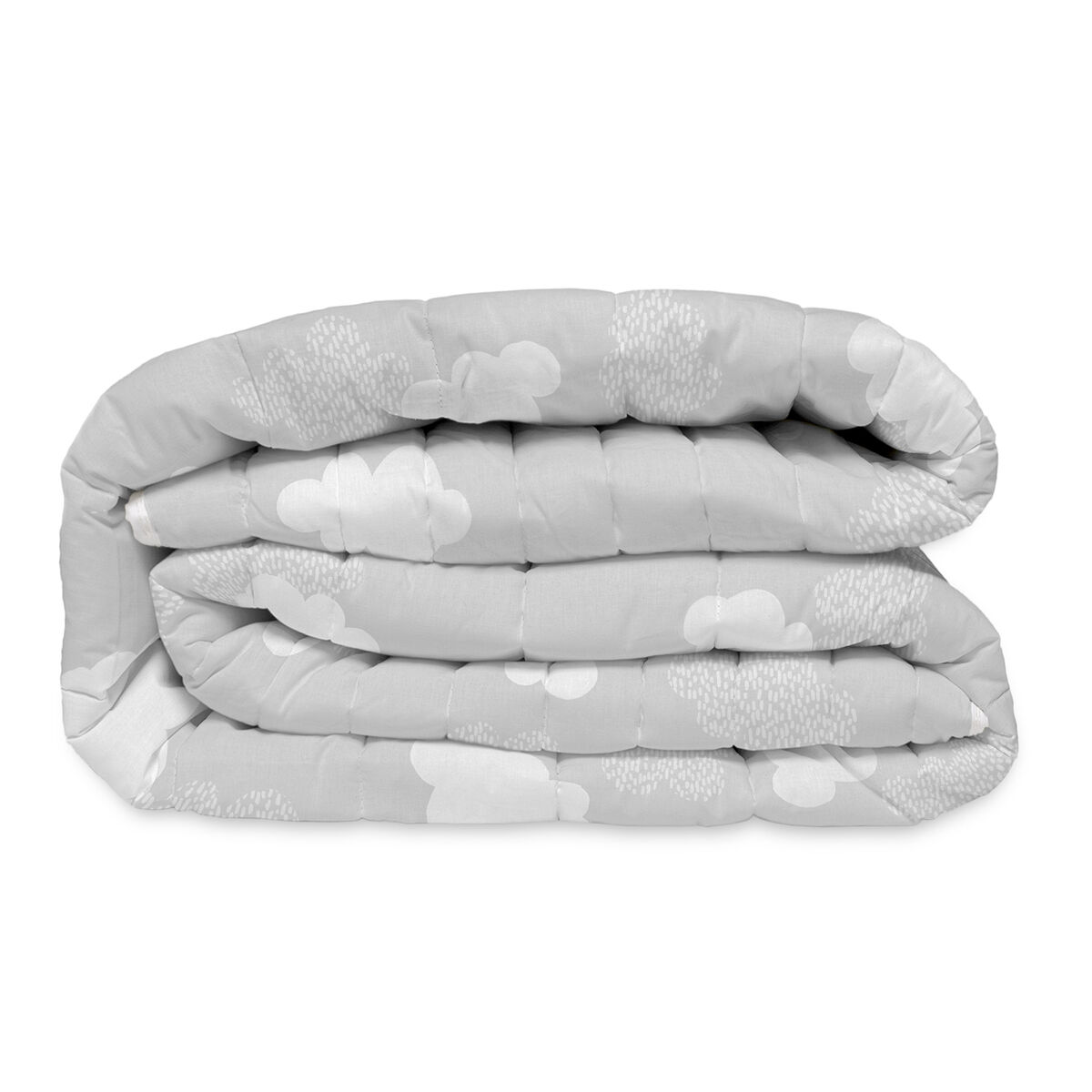Sprei HappyFriday Basic Kids Grijs 180 x 260 cm Wolken